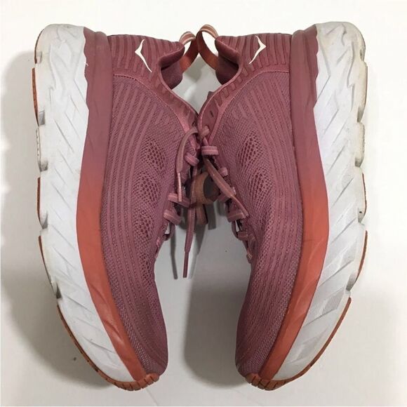 Hoka One One Pink Bondl 6 Running Sneakers Size 7 1/2 - Picture 4 of 8
